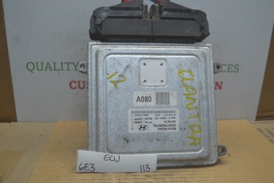 2011-13 Hyundai Elantra Engine Control Unit ECU 391022EMB2 Module 113-6E3