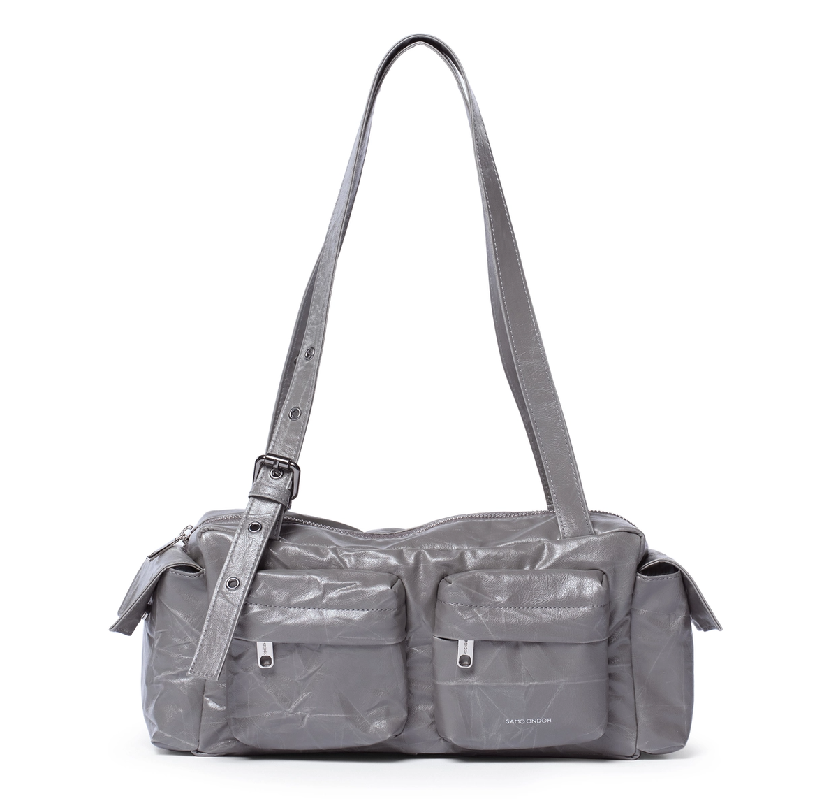SAMO ONDOH Pocket Utility Bag M Origami Gray Shoulder Bag