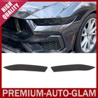 <!--F#f_0-->Pair Smoked Black Front Headlight Lamp Cover Trims Guard For Ford Mustang 2024+<!--F/-->