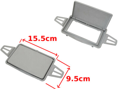 2x SONNENBLENDE SPIEGEL RAHMEN - OHNE SPIEGEL FÜR MERCEDES W210 W211 E-KLASSE