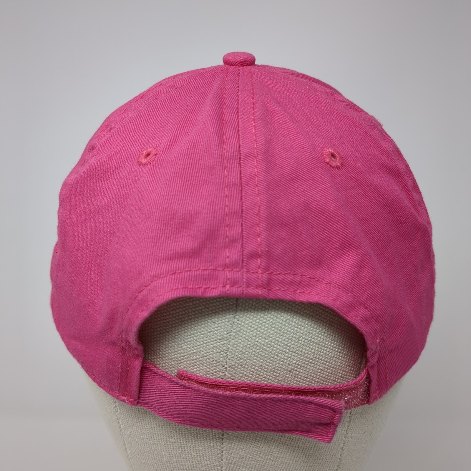 Unbranded Strapback Hat Solid Pink One Size Adjus… - image 5
