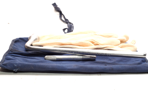 Mercedes W164 W204 W220 W251 W461 Lug Wrench Tool Roll 17mm Pin & Cotton Gloves - Bild 3 von 3