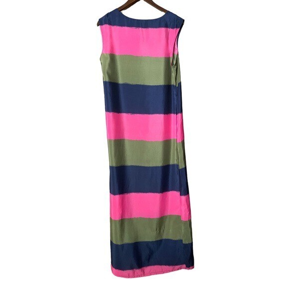 ezra maxi beach dress Ezra Tiered Dress Ink / White