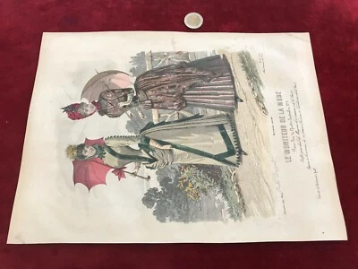 gravure de mode ancienne N 74 - Photo 1/2