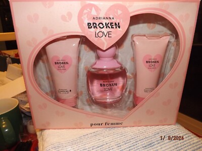 Adrianna Broken Love Perfume Gift Set--Brand New