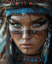 Professional 8x10 Photos: Beautiful Native American Woman Art Quality  99068150