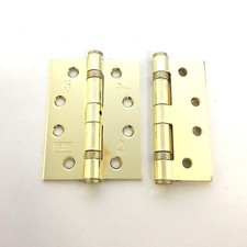 Eclipse Ball Bearing Steel Hinges-Satin/Polished Chrome,Brassed 3"-Gr7,4"-Gr11