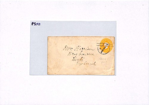 INDIA QV Stationery Cover *BARODA CAMP* Military 1884 CDS Hoddesdon Herts PJ197 - Picture 15 of 17