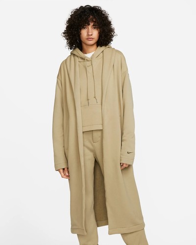 Nike Duster Coat Modern Fleece French Terry FB8749 Women's XS Oversized Runs Big - Picture 5 of 6