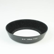 Minolta MC - 55mm Screw-In Round Metal Lens Hood Shade - for 28mm f/2.5 Lens