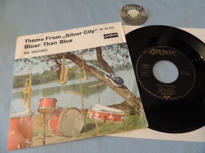 7'' Single The Ventures Theme From '' Silver City'' Bluer Than Blue 1961 Germany |