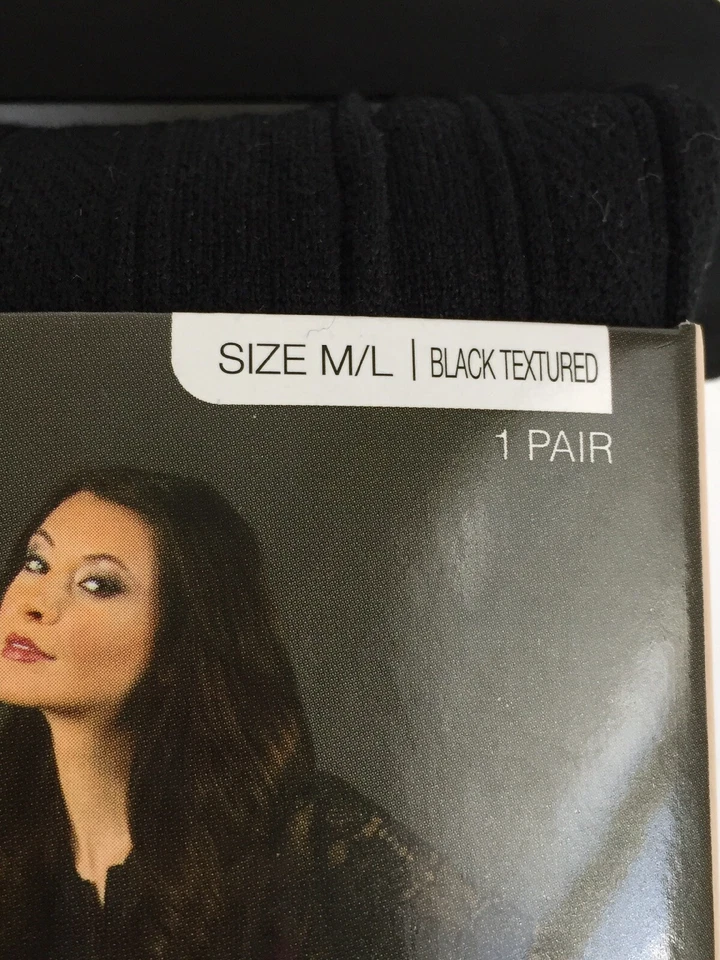 Leggings West Loop Mujer Talla M/L Negro Textura Polar Poliéster Mezcla Spandex  Foto 2 de 4