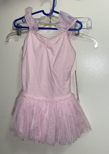 Danz N Motion Girl  s Dance Costume Dress Ballet Pink Leotard Tutu 4 Chest 24  