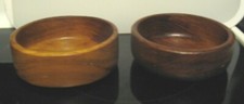 Hand Turned Stacked Wooden Bowl Straight Sides 2" high x 5.75 across SO1