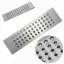 52 Holes Tungsten Carbide Wire Drawplate for Jewelry Making Round 0.26-4.00mm