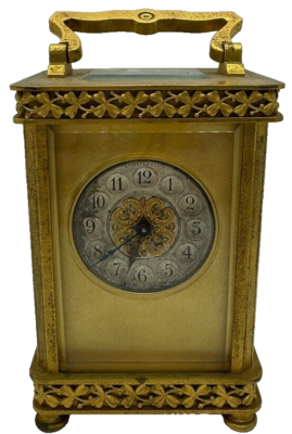 J.E CALDWELL & co 置時計 スフィンクス 大理石 アンティーク Antique J E Caldwell & Co Philadelphia Carriage Mantle Desk Clock