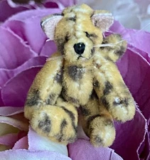 Miniature Dollhouse Artist Multicolor Kitten Cat Fully Jointed 1” Adorable