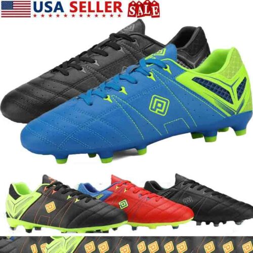 Mens Boys Soccer Cleats Soccer Shoes Football Shoes US Size 6.5-13 - Picture 1 of 46