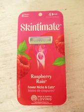 Skintimate Raspberry Rain Disposable Razors (4-count)