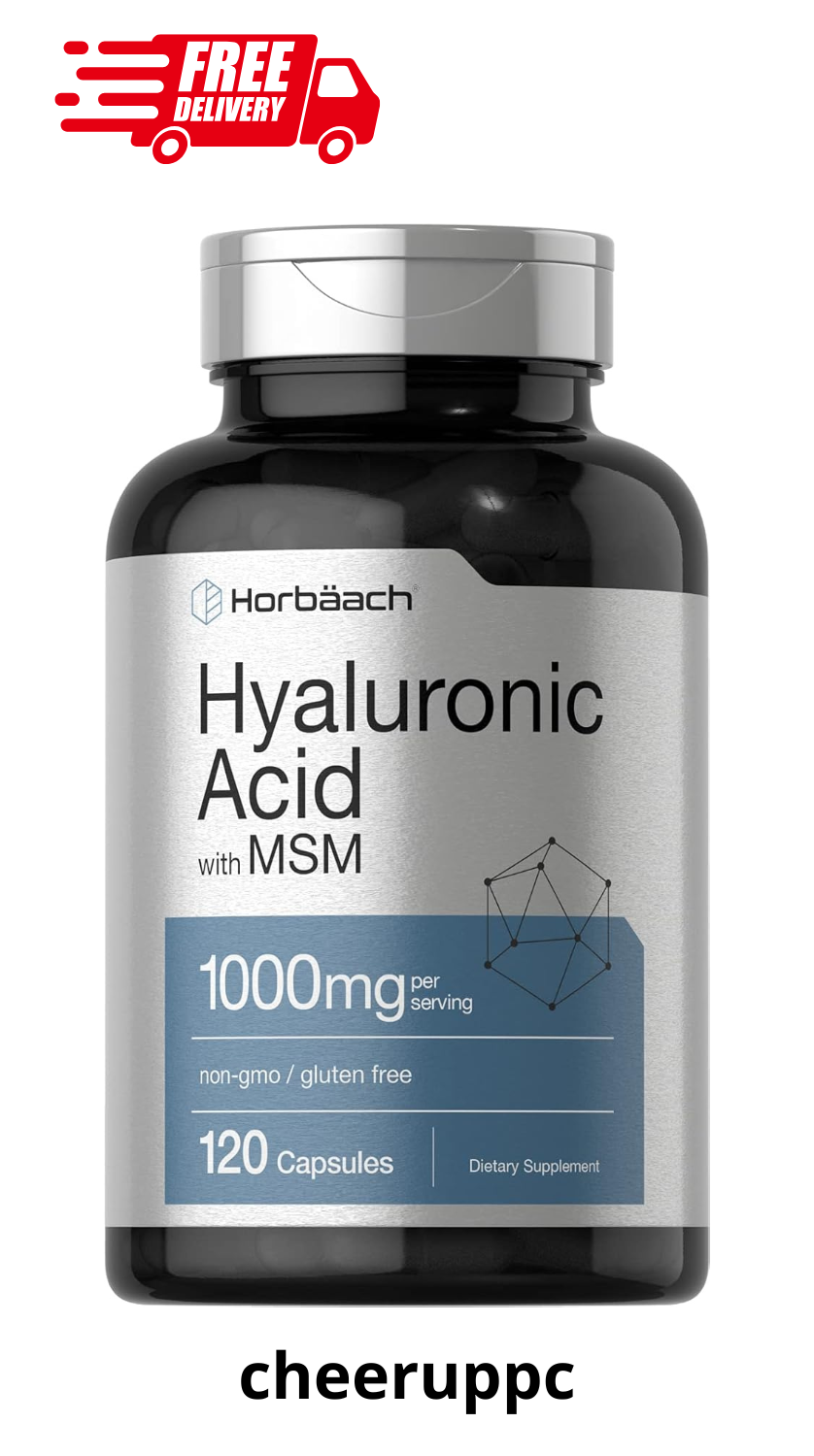 HORBAACH Hyaluronic Acid 120 Capsules for Joint & Skin Support