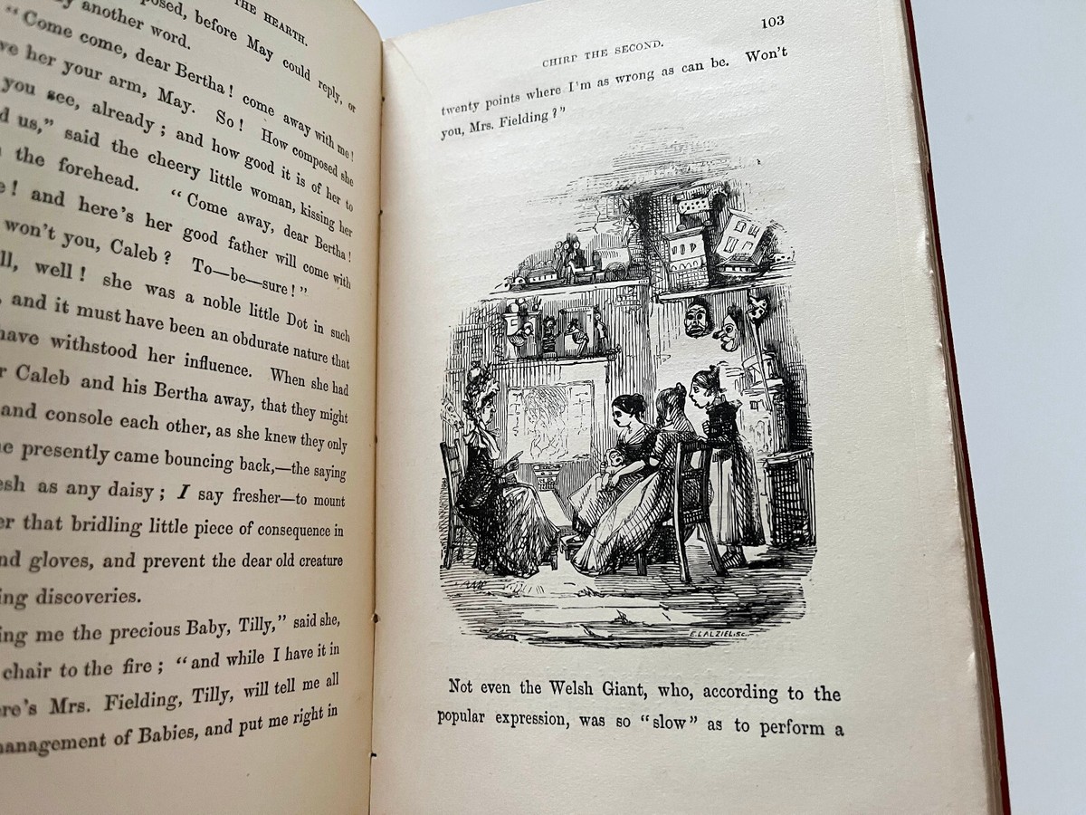 The Cricket on the Hearth,Charles Dickens,1886 First Form