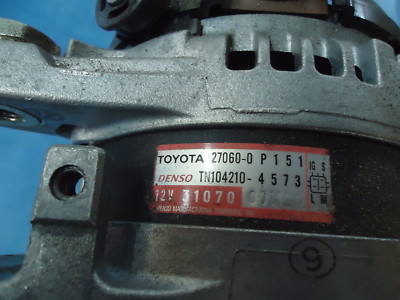 TOYOTA HIGHLANDER NEW ALTENATOR 27060-0P151 DENSO TN104210-4573