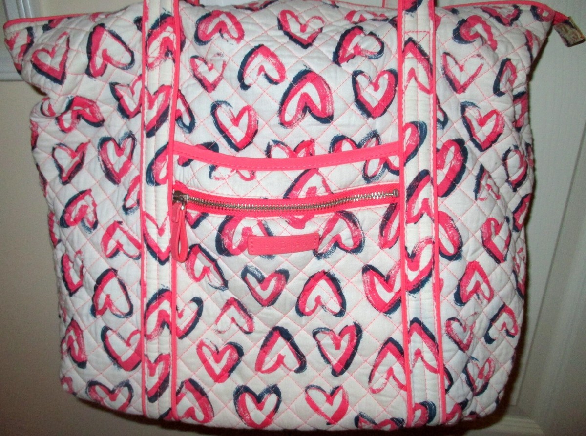 Vera Bradley Hearts Pink Bag | eBay