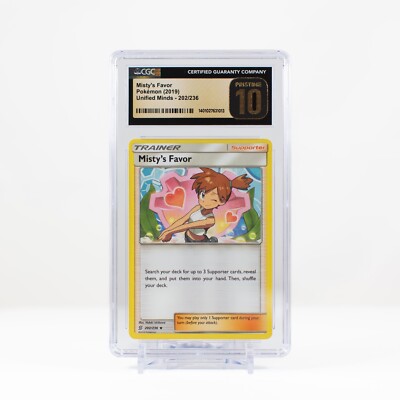 Pokémon Misty's Favor #202/236 Unified Minds - CGC 10 PRISTINE