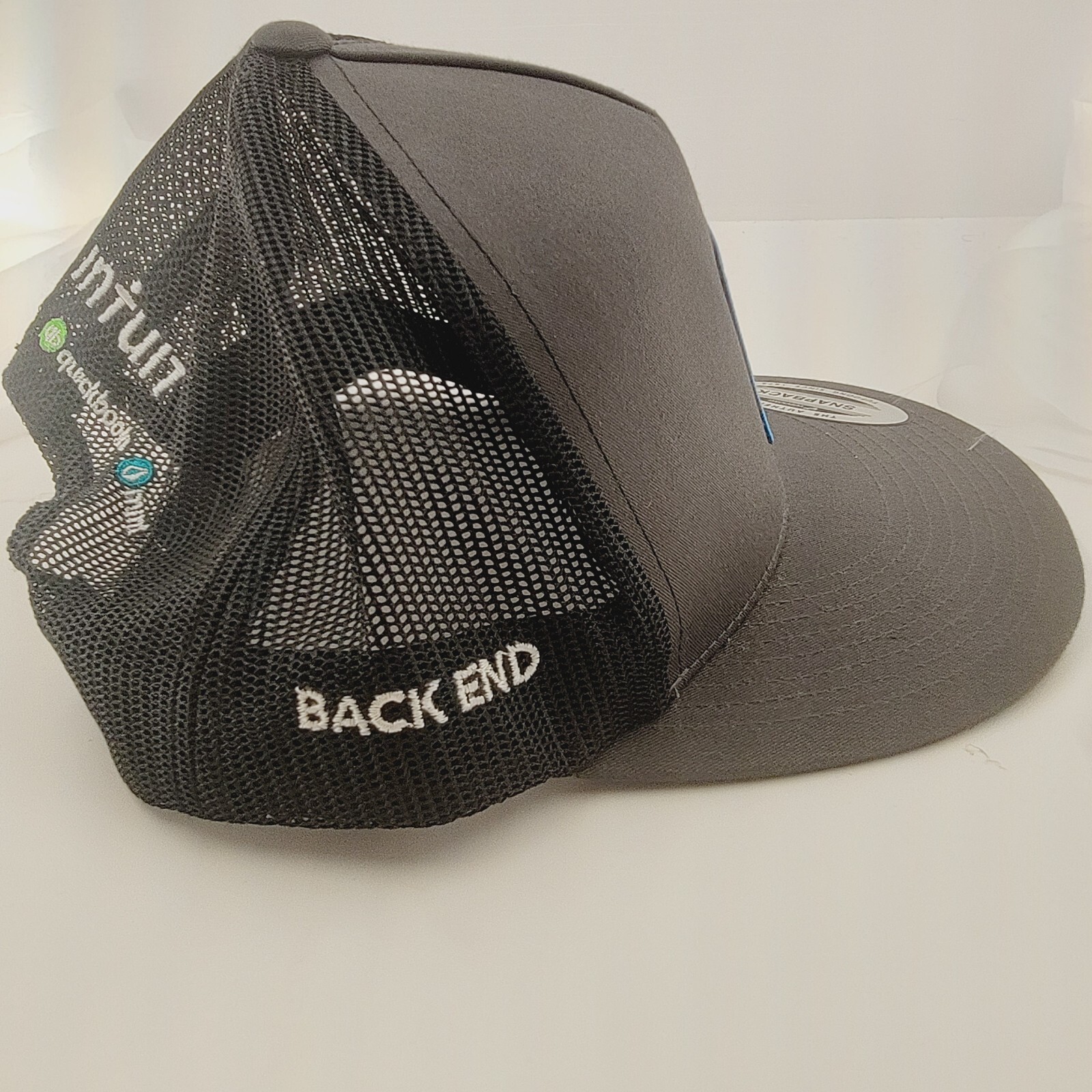 Intuit Open Sourcerer Hat Gray Mesh Snapback Yupo… - image 5