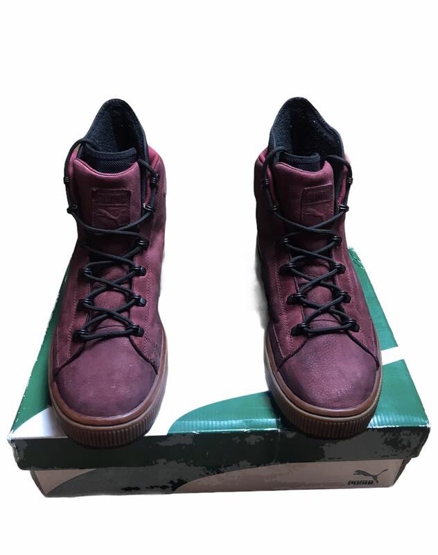 Puma The Ren Boot NBK 36406304 Tibetan Red Nubuck Leather Sn