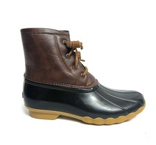 Sperry Girls Saltwater Boot Brown 6 M Big Kid