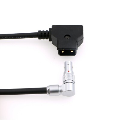 45cm  Zacuto Kameleon EVF Stromkabel Rechtwinklig 4 Poliger Stecker auf DTap