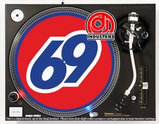 69 - 7"-12" DJ slipmat for turntable record player