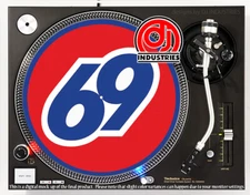 69 - 7"-12" DJ slipmat for turntable record player 