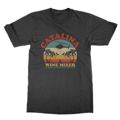 Catalina Wine Mixer T-Shirt lustig Stiefbrüder Film Nerd Top Shirt Geschenk