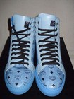 100% AUTHENTIC NEW MEN MCM BLUE LOGO MCM HIGH TOP SNEAKERS EU 41/US 8 — photo 4