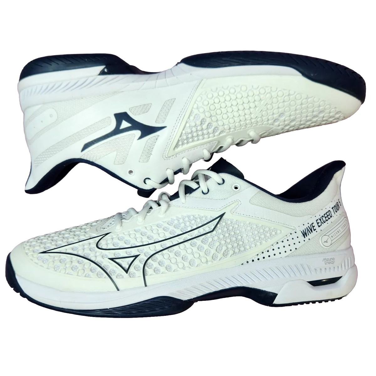 MIZUNO Wave Exceed Tour 5 AC $135 Sz 13 Tennis Shoe White Dress
