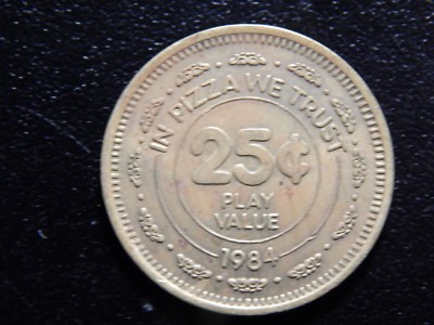 1984 Smile America Say Chuck E Cheese Token- Zz445xux | eBay