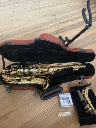 YAMAHA YAS275 K17831 Alto Saxophone Music Instrument Gold w/ Hard Case Pre-Owned