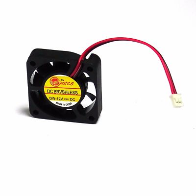 1x12V 2 Pin 40mm Mini 4 cm DC bürstenlosen Computer Kühler Lüfter PC schwarz 