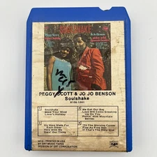 Peggy Scott & Jo Jo Benson - Soulshake - Restored 8 Track Tape - New Pad, Splice