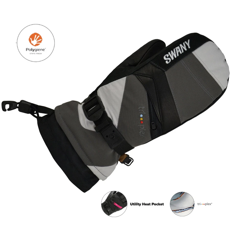 SWANY X-Change Jr Dark Grey/Light Grey Mitt (SX-81J-DG/LG) - Image 3 of 3