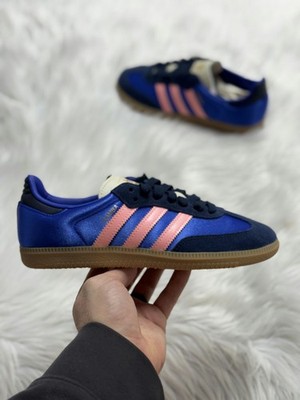 Adidas Samba OG Lucid Blue Night Indigo Womens JS1317 NEW Multi Sz