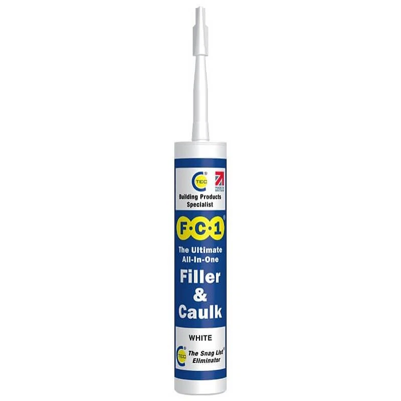 C-TEC 310ml CT1 FC1 Ultimate All-In-One Filler & Caulk White