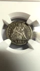 1846 Seated Liberty Dime - NGC graded VF Details - Scratch on Obverse