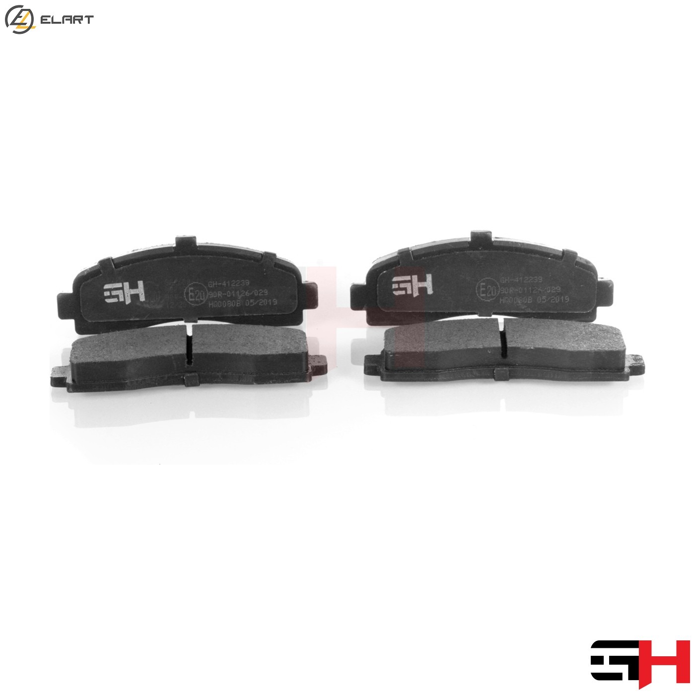 BRAKE PAD SET DISC BRAKE GH-412239 FOR NISSAN CGA3DE 1.3L CG10DE 1.0L 4cyl