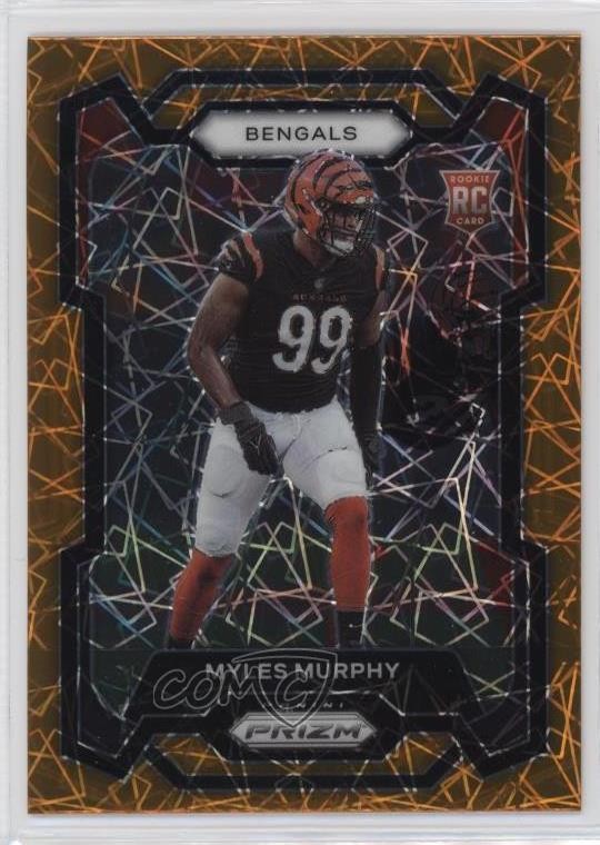 2023 Panini Prizm Rookies Lazer Prizm Myles Murphy #320 Rookie RC 12g7