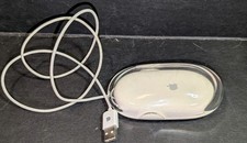 Vintage Apple Pro Wired USB Mouse And Keyboard Set Clear Shell   Mac Compatible