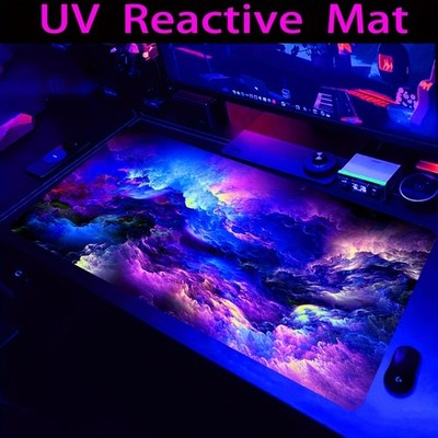 40*90cm Large Gaming E-sports Computer Thickened Fluorescent Mouse Pad, Colored