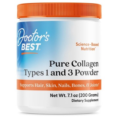 Doctor's Best Pure Collagen Types 1 & 3, 7.1 Ounce (Pack of 1), No Color